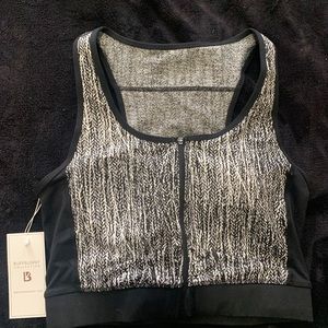 BuffBunny Black and Silver Bra